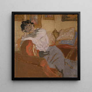 Kunstdruck | Madame Hessel auf dem Sofa - Édouard Vuillard