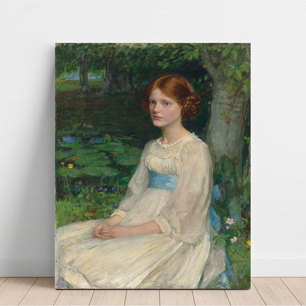 Reproduktion des Gemäldes Mademoiselle Betty Pollock - John William Waterhouse