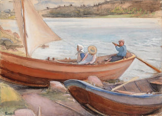 Magnus Enckell - Veneit rannalla.webp