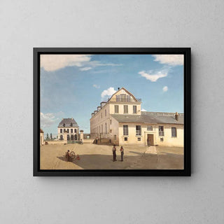 Maison et usine de Monsieur Henry - Jean-Baptiste-Camille Corot | Reproduction Tableau Décoration murale affiche copie