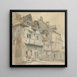 Maisons à Dieppe - David Roberts
