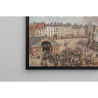 Marché aux poissons - Camille Pissarro | Reproduction Tableau Décoration murale affiche copie