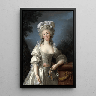 Marie Antoinette et ses enfants au Trianon d'Adolf Ulrik Wertmüller | Reproduction Tableau Décoration murale affiche copie
