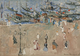 Maurice Prendergast - Gray Day Venice.webp
