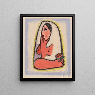 Mikul Galanda - Woman with a Flower.webp