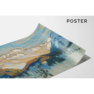 Montagnes, étude de Suisse - Anna Boberg | Reproduction Tableau Décoration murale affiche copie