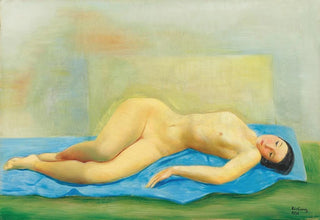 Mose Kisling - Jeune femme nue tendue.webp