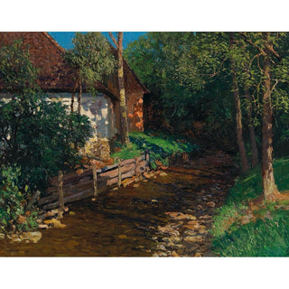 Motiv aus in dem Stainzertal Weststeiermark - Alfred Zoff | Reproduction Tableau Décoration murale affiche copie