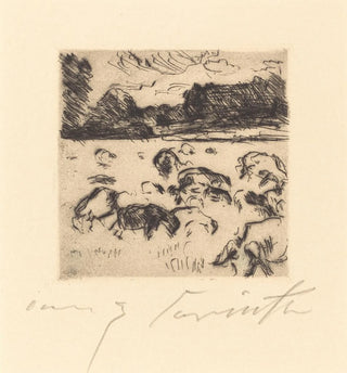 Moutons paissant - Lovis Corinth