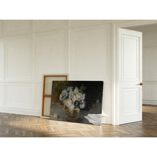 Nature morte aux roses blanches - Joaquín Sorolla | Reproduction Tableau Décoration murale affiche copie