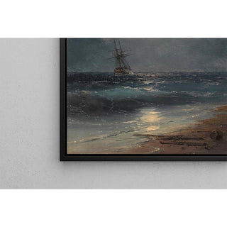 Navire au clair de lune - Ivan Konstantinovich Aivazovsky | Reproduction Tableau Décoration murale affiche copie