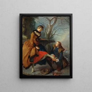 Nicolas Lancret - Fastening the Skate.webp