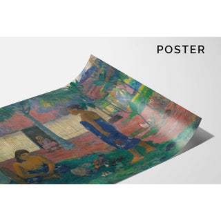 No te aha oe riri Pourquoi es-tu en colère - Paul Gauguin | Reproduction Tableau Décoration murale affiche copie