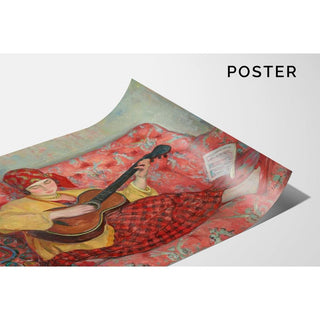 Nono à la Guitare - Henri Lebasque | Reproduction Tableau Décoration murale affiche copie