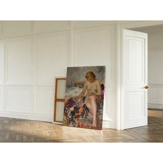 Nu au Collier - Henri Lebasque | Reproduction Tableau Décoration murale affiche copie