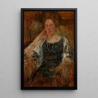 Olga Boznanska - Portrait of an American Woman.webp