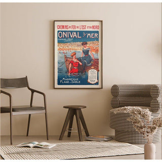 Onival-sur-Mer | d’affiche vintage