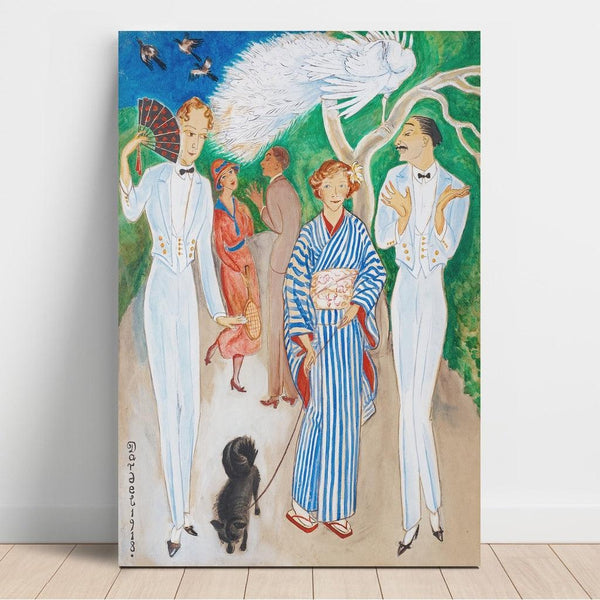 Reproduktion des Gemäldes Pfauen - Nils Dardel