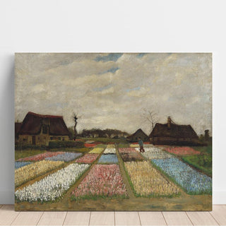 Parterres de fleurs en Hollande - Vincent van Gogh | Reproduction Tableau Décoration murale affiche copie