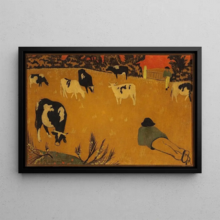 Paul Srusier - Breton panel with cows.webp