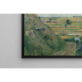Paysage, Bazincourt - Camille Pissarro | Reproduction Tableau Décoration murale affiche copie