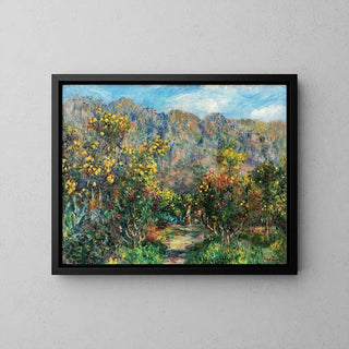 Paysage aux mimosas - Pierre-Auguste Renoir | Reproduction Tableau Décoration murale affiche copie