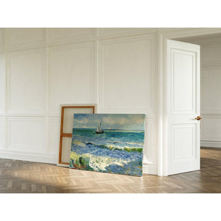 Paysage marin près des Saintes-Maries-de-la-Mer - Vincent Van Gogh | Reproduction Tableau Décoration murale affiche copie