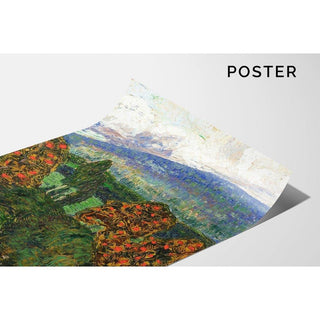 Paysage norvégien - Konrad Mägi | Reproduction Tableau Décoration murale affiche copie