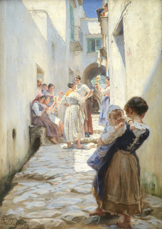 Peder Severin Kryer - A Street in Torello Italy.webp