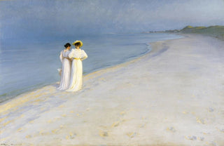 Peder Severin Kryer - Summer Evening on the Souther Beach.webp