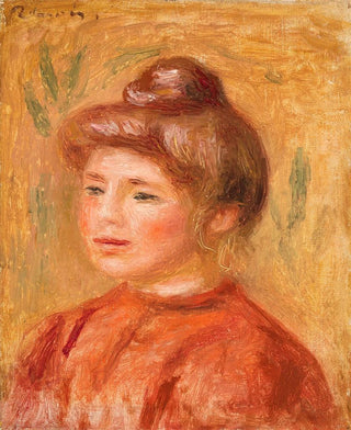 PierreAuguste Renoir - Bust of Woman in Red Buste de femme en rouge.webp