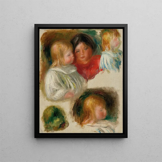 PierreAuguste Renoir - Etude denfants et jeune femme.webp