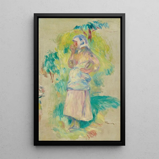 PierreAuguste Renoir - Jeune paysanne mangeant une pomme Gabrielle Dufour.webp