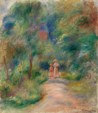PierreAuguste Renoir - Two Figures on a Path Deux figures dans un sentier.webp