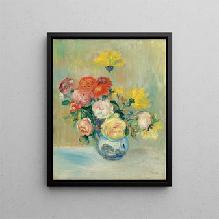 PierreAuguste Renoir - Vase De Roses Et Dahlias.webp
