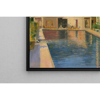Piscine, Sud de la France - Sir John Lavery | Reproduction Tableau Décoration murale affiche copie