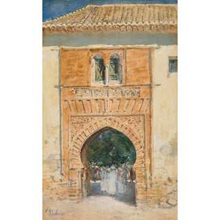 Porte de l'Alhambra - Childe Hassam | Reproduction Tableau Décoration murale affiche copie