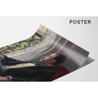 Portrait d'un homme - Gustave Caillebotte | Reproduction Tableau Décoration murale affiche copie