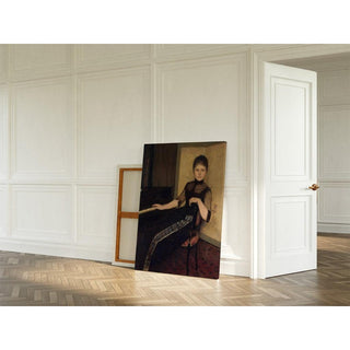 Portrait de Jonkvrouwe Maria Francisca Louisa Dommer van Poldersveldt - Fernand Khnopff | Reproduction Tableau Décoration murale affiche copie