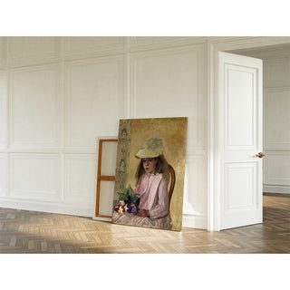 Portrait de la fille de l'artiste - Camille Pissarro | Reproduction Tableau Décoration murale affiche copie