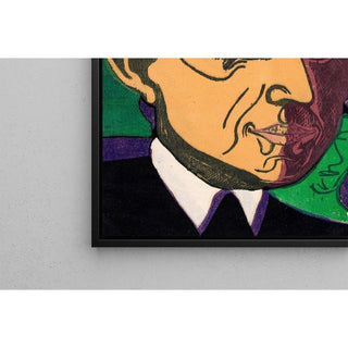 Portrait du docteur Bauer - Ernst Ludwig Kirchner | Reproduction Tableau Décoration murale affiche copie