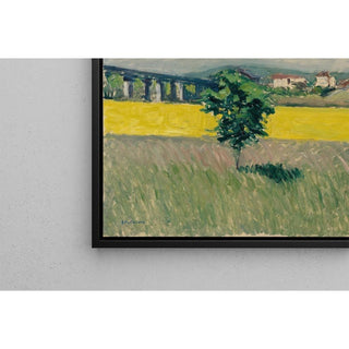 Prairie Au Pont d'Argenteuil - Gustave Caillebotte | Reproduction Tableau Décoration murale affiche copie