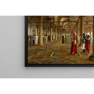 Prière dans la mosquée - Jean-Léon Gérôme | Reproduction Tableau Décoration murale affiche copie