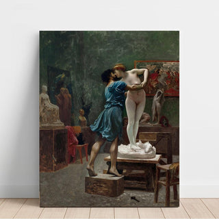 Pygmalion et Galatée, Esquisse à l'Huile - Jean-Léon Gérôme | Reproduction Tableau Décoration murale affiche copie