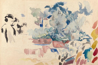 Rik Wouters - Roofs Trees and a Woman.webp