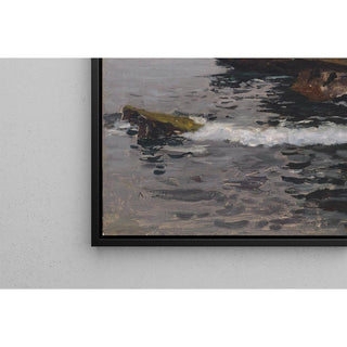 Rivage rocheux à Capo Lungo - Alfred Zoff | Reproduction Tableau Décoration murale affiche copie