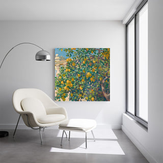 Kunstdruck | Zitronenbäume in La Mortola - Theo van Rysselberghe