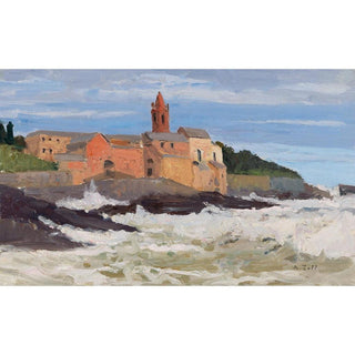 San Giuliano in Genoa - Alfred Zoff | Reproduction Tableau Décoration murale affiche copie