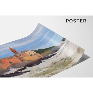 San Giuliano in Genoa - Alfred Zoff | Reproduction Tableau Décoration murale affiche copie