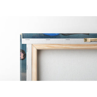 Sans titre femme en chemisier bleu et robe noire - Karl Wiener | Reproduction Tableau Décoration murale affiche copie